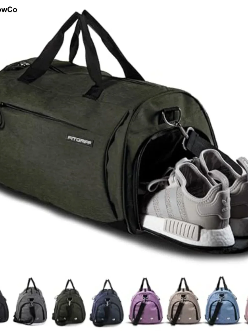 Durable Gym Duffle Bag with Wet Pocket for Travel Fitness Workout
